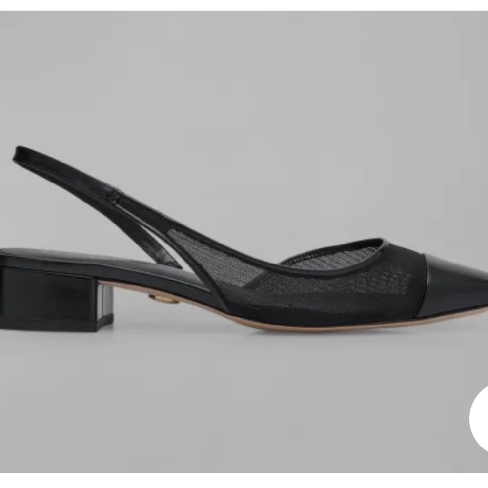 Veronica Beard Cecile Mesh Slingback Ballerina Flat